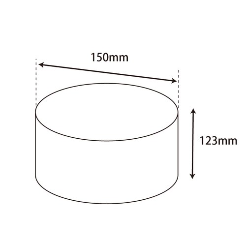 サークルBOX 150−123 ホワイト 4個