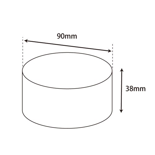 サークルBOX 90−38 ブラック 5個