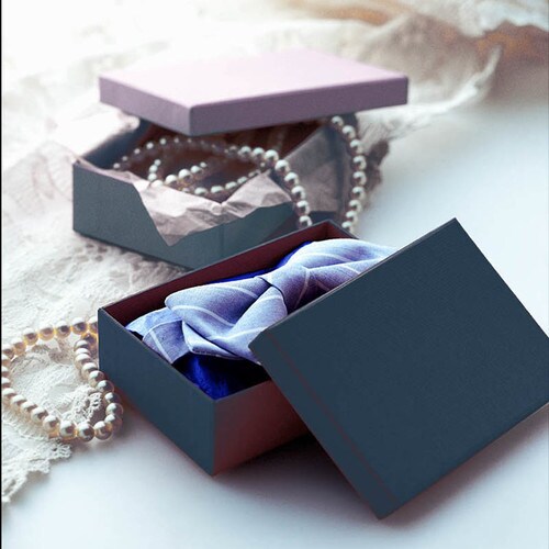 ギフトボックス 貼り箱 NO.1 チャコール×6