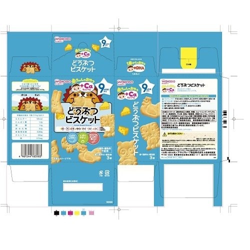 赤ちゃんのおやつ+Caどうぶつビスケット 24個入