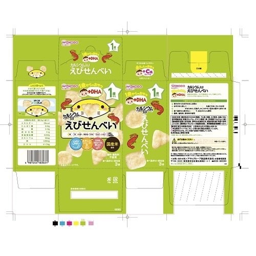 1歳からのおやつ+DHAえびせんべい 24個入