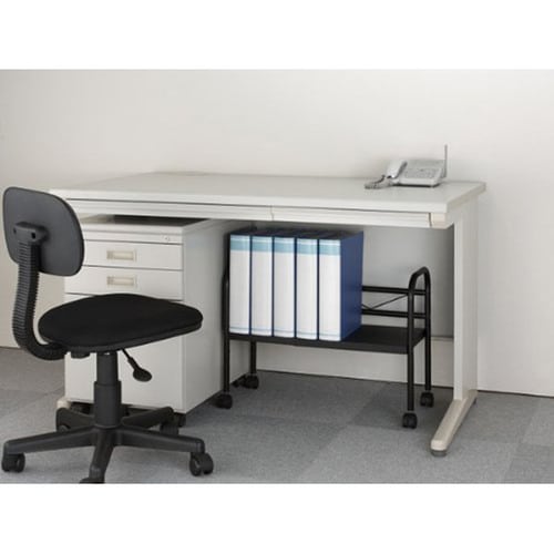 デスク下フリーラック 伸縮タイプ ブラック