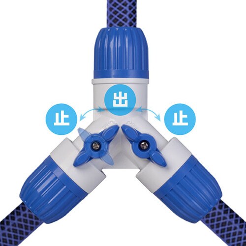 コック付三ツ又ジョイント (FJ)