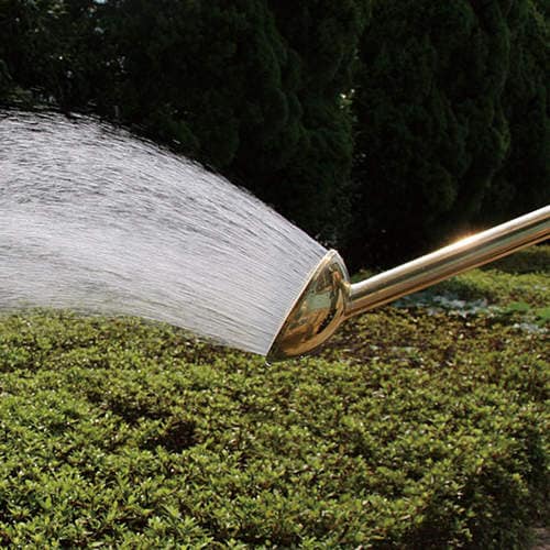 金属ジョウロノズル だ円形 コック付