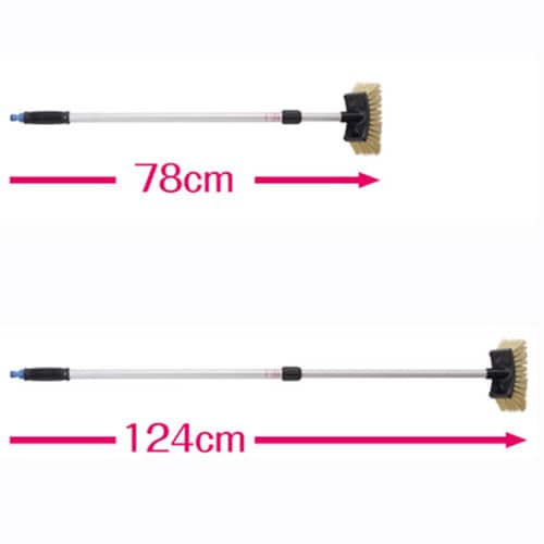 伸縮型パチットデッキブラシ