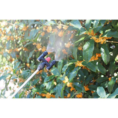 蓄圧式スプレー 二頭口 延長パイプ付 4.0L