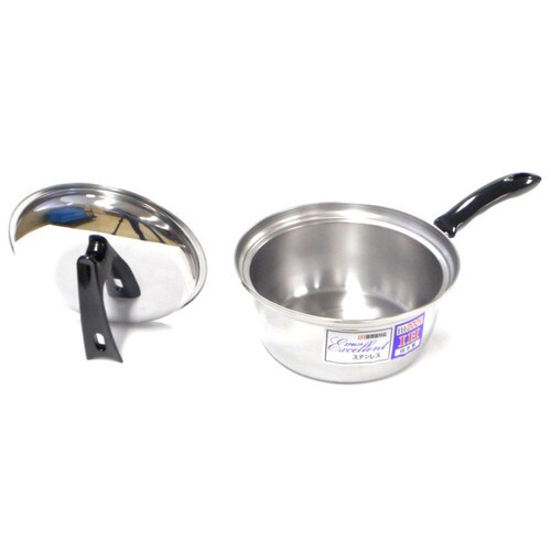 IH調理器対応 ステンレス片手鍋 18cm