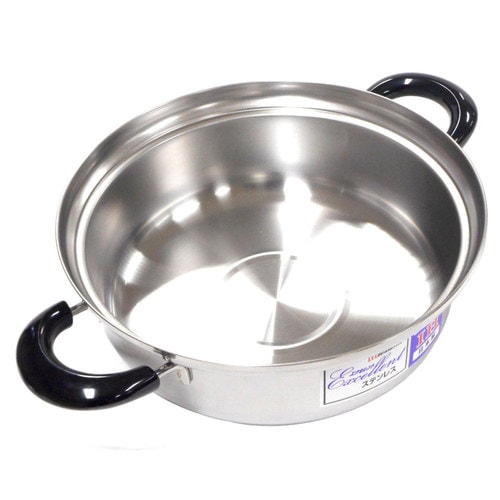 IH調理器対応 ステンレス両手鍋 24cm