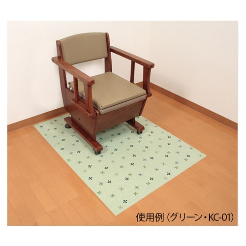 ポータブルトイレマット900×1200mmベージュ