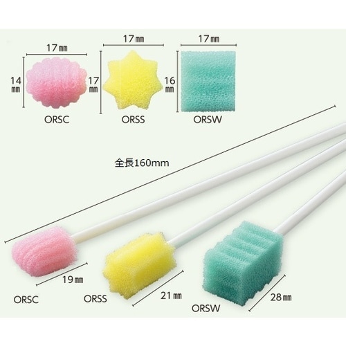 ナビ助の口腔ケアスポンジ ORSC1000