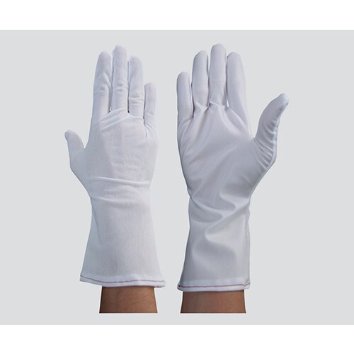 クリーン縫製防塵手袋(ロング) L 赤