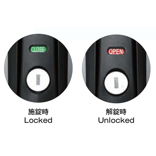 樹脂製防水平面スイングハンドル