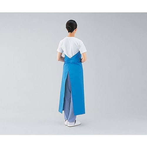 ワンタッチ防水エプロン ブルー