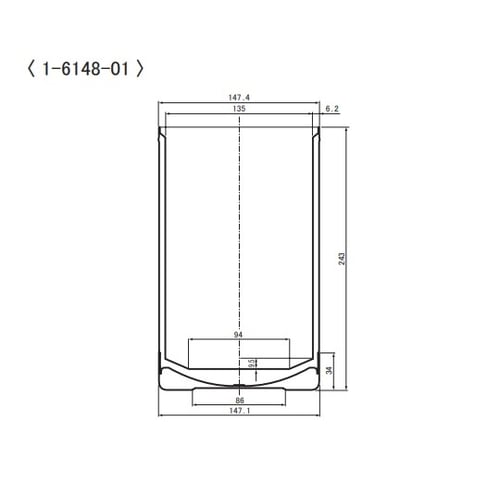 真空断熱容器 3000mL BTC−3001