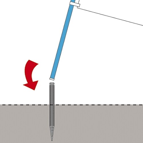 ノボリ用スタンド台 ノボリ用ポール台P型