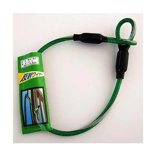 反射ワイヤーコード 緑 φ6mm×0.5m