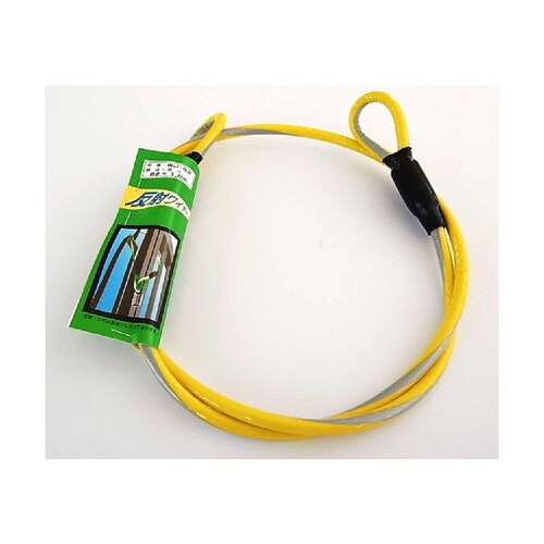 反射ワイヤーコード 黄 φ6mm×1m