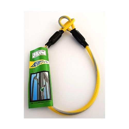 反射ワイヤーコード 黄 φ6mm×0.5m