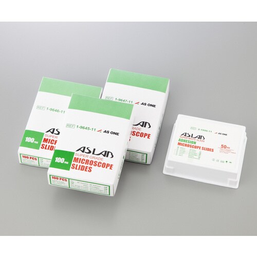 スライドガラス縁研磨・ホワイト 100枚