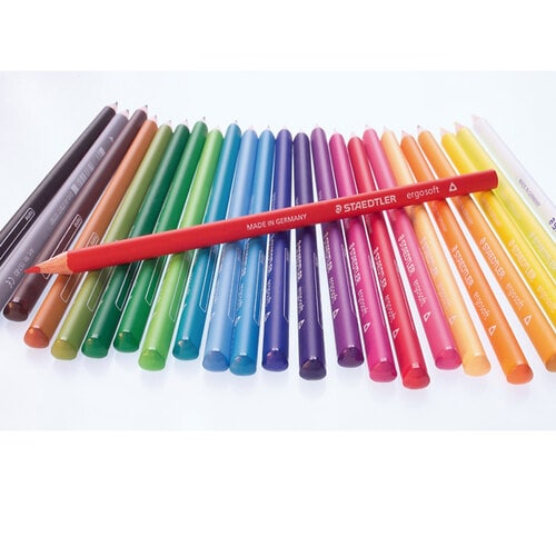 色鉛筆 ノリえスクラブ 三角軸 24色