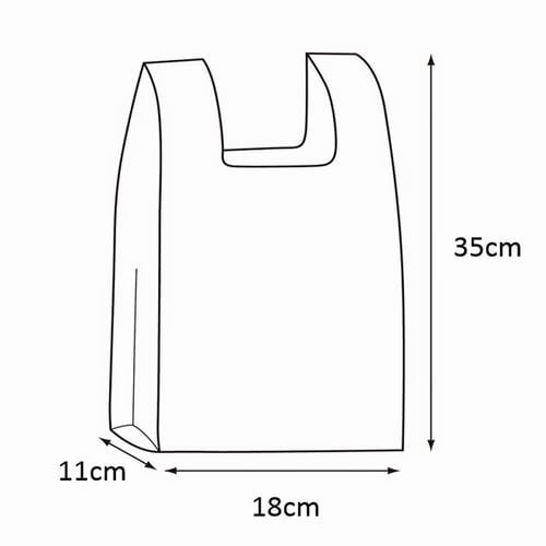 レジ袋 ハンドハイパー S ネイビー 100枚×6