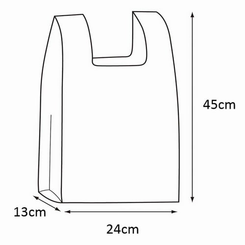 レジ袋 ハンドハイパー M ピンク 100枚 ×4