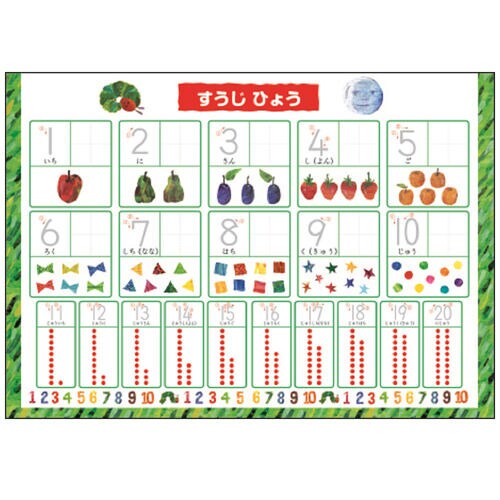 はらぺこあおむし よくばりノート あおむし×5