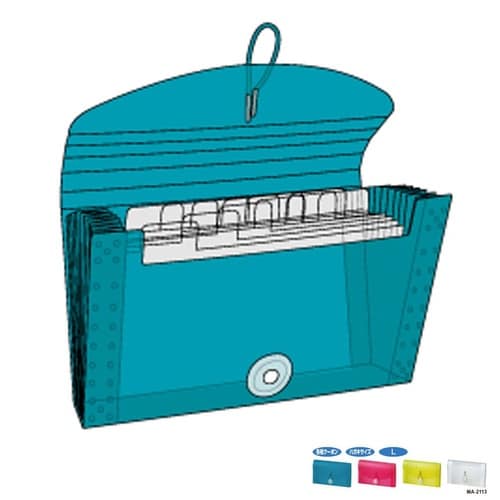 ドキュメントファイル クーポンサイズ レッド ×5