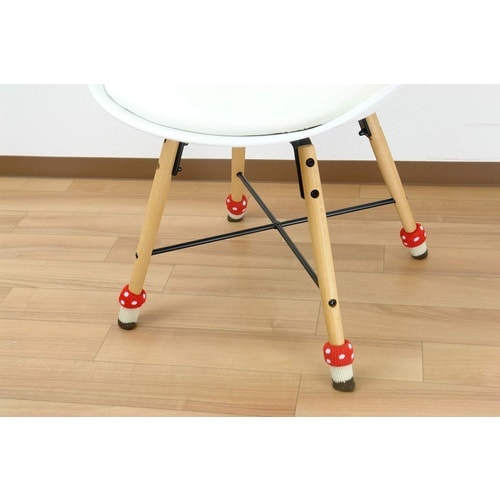 椅子脚カバー きのこ 4足入り アイイロタケ