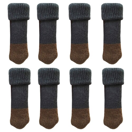 椅子脚カバー チェアソックス 無地 8足入り NV