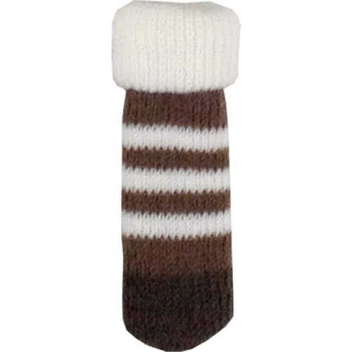 椅子脚カバーチェアソックス ボーダー 8足入 BR