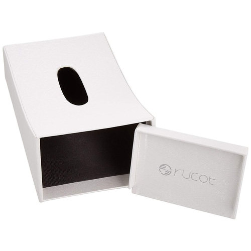 ルコット ティッシュケース ホワイト