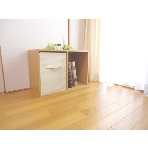 コットンボックス タテ型 インナー収納 アイボリー