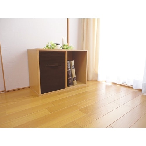 コットンボックス タテ型 インナー収納 ブラウン