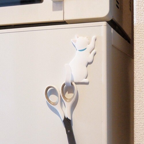 キャットスティッキー吸着フック かりかり・シロ