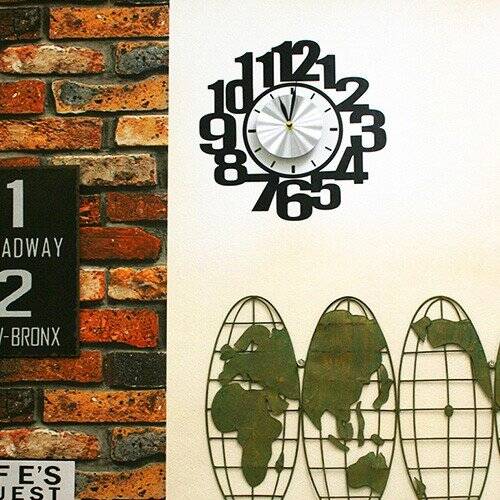 ウォールクロックステッカー ナンバー