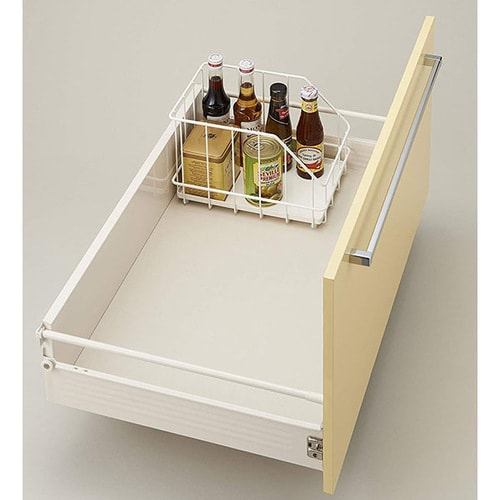 キッチンワイヤーボックス20cmタイプ ホワイト