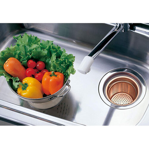 流し用銅製ゴミカゴ135/145両用タイプ