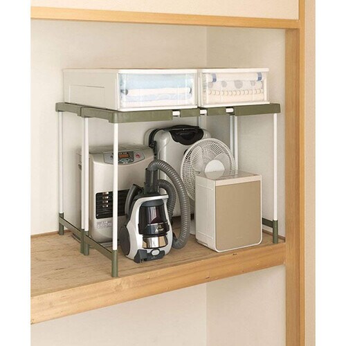 押入れフリーラックハイタイプ 2台入 エコグリーン