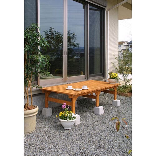 ウッディーDX縁台 ナチュラル 1800×900