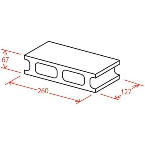 発泡スチロール Kブロック小 ライトブルー