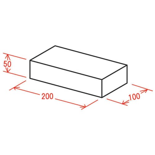 発泡スチロール Kレンガ ホワイト