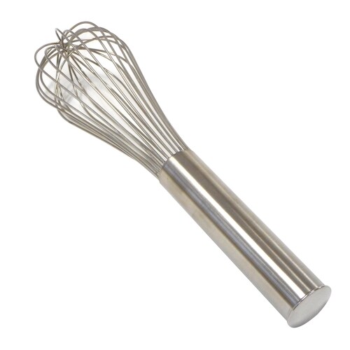 18−0ステンレス パイプ柄ピアノ泡立て 25cm