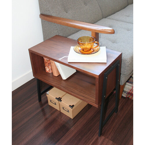 オープンラック(充電コード穴付き)