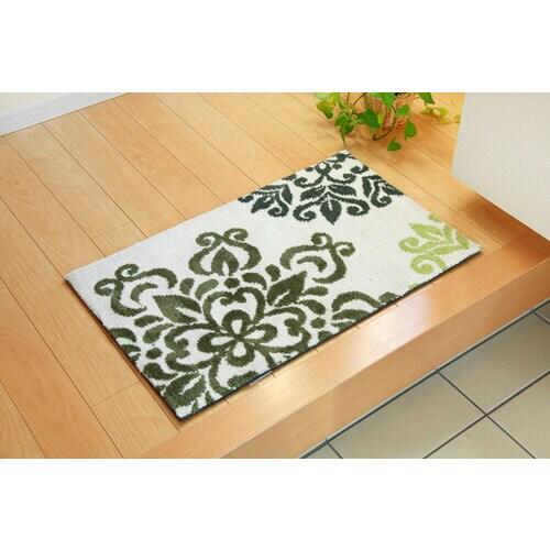 ニール 玄関マット グリーン 55×85cm