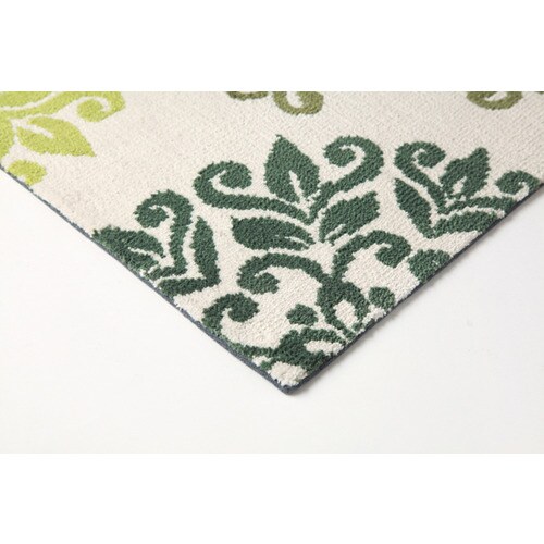 ニール 玄関マット グリーン 55×85cm