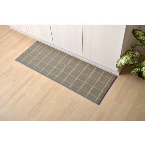 チェック グレー 43×180cm