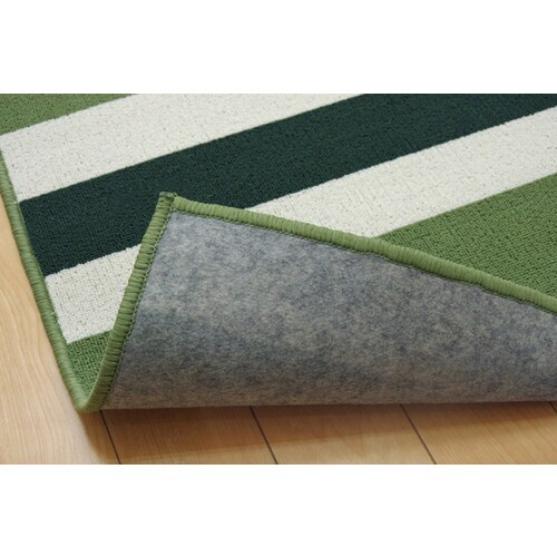 セグリア ラグ グリーン 110×133cm