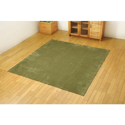 イーズ ラグ グリーン 185×185cm