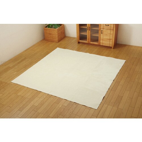 イーズ ラグ アイボリー 220×220cm